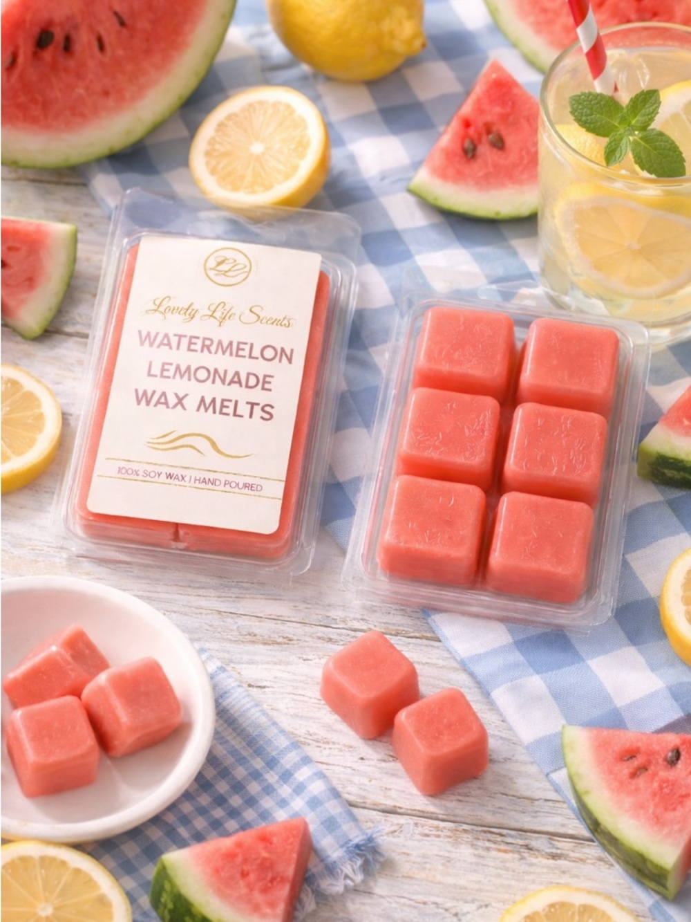 Watermelon Lemonade Premium Soy Wax Melts from Lovely Life Scents